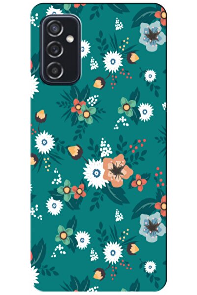 Zebana حافظة متوافقة مع هاتف سامسونج جالاكسي M52 حافظة سيليكون بتصميم زهور ال...