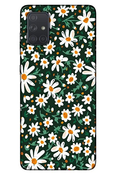 Zebana حافظة متوافقة مع هاتف سامسونج جالاكسي A71، حافظة سيليكون بتصميم زهور ا...