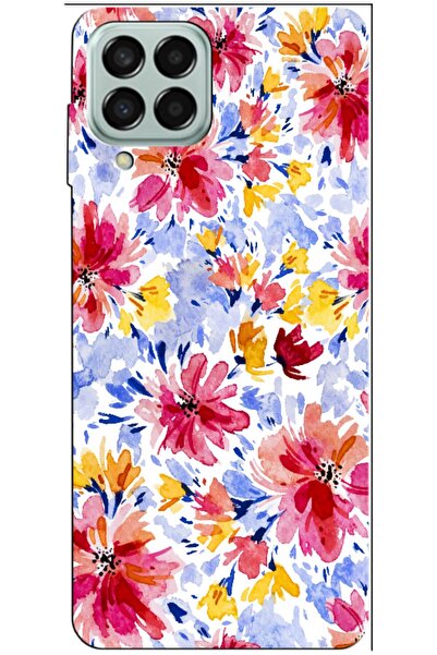 Zebana حافظة متوافقة مع هاتف سامسونج جالاكسي M33 5G، حافظة سيليكون زهور الربي...