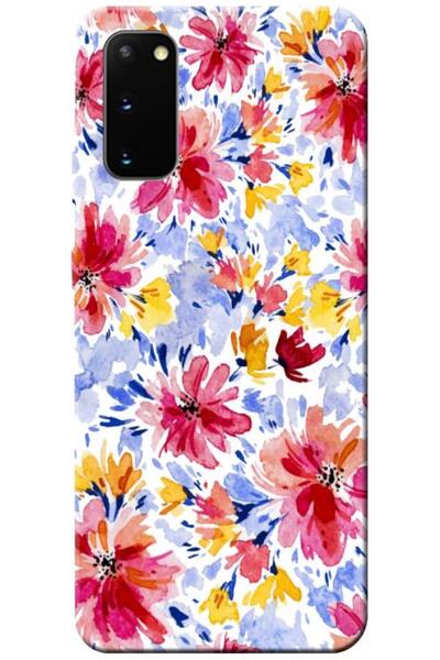 Zebana حافظة متوافقة مع هاتف سامسونج جالاكسي S20، حافظة سيليكون بتصميم زهور ا...