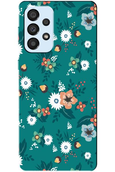 Zebana حافظة متوافقة مع هاتف سامسونج جالاكسي A33 5G حافظة سيليكون ربيعية زهري...