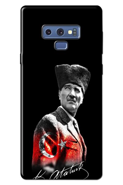 Dara Aksesuar حافظة متوافقة مع هاتف سامسونج جالاكسي نوت 9 بتصميم مصطفى كمال أ...