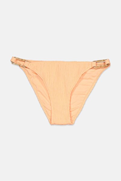 Reserved Women Shirred Pull On Bikini Bottom, Coral