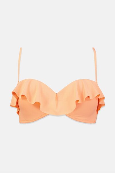 Women'secret Women Padded Underwired Bikini Top, Coral