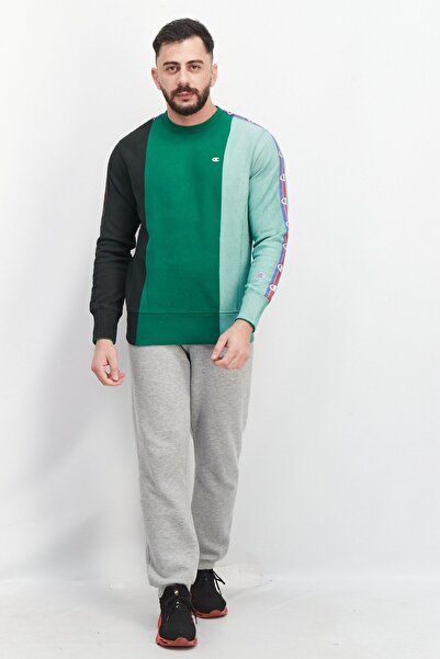 Champion Men Sportswear Fit Long Sleeve Training Sweatshirt, Green