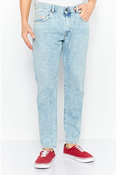 Diesel Men 2019 D Strukt Slim Fit Washed Stretchable Jeans, Blue