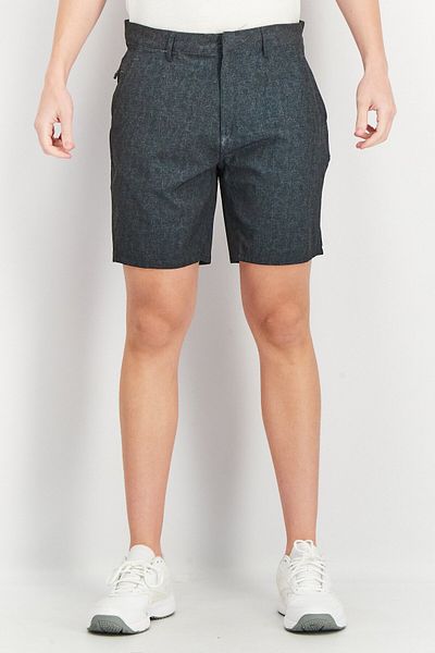 Kenneth Cole Men Heather Basic Shorts, Navy Blue