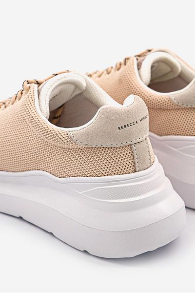 REBECCA MINKOFF Women Blooming Dales Lace Up Shoes, Peach