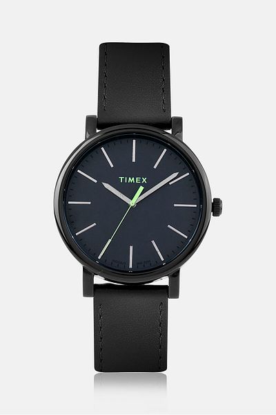 Timex Men Tw2u05700 Round Analog Watches 42 Mm, Black