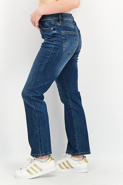 French Connection Women Regular Fit Washed Stretchable Denim Jeans, Blue