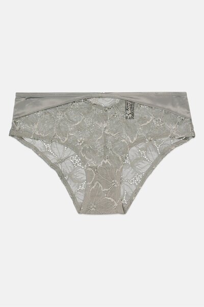 Etam ملابس داخلية نسائية قصيرة من الدانتيل، لون أخضر فاتح