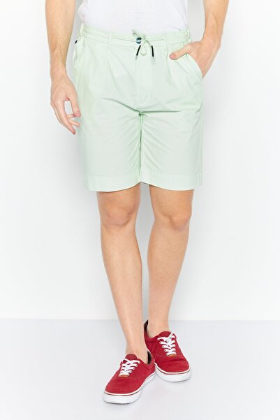Sorbino Men Solid Basic Shorts, Lime Green