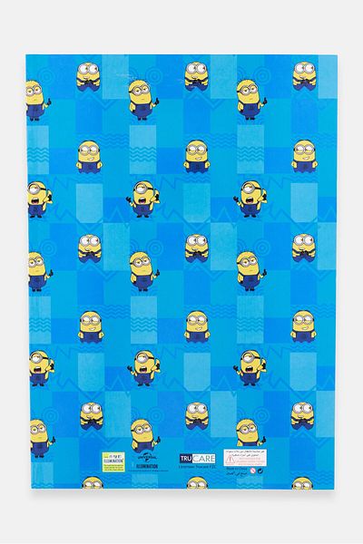 Minions دفتر ملاحظات عربي A4، مجموعة باللون الأزرق