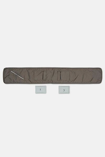 Tchibo Quilted Scarf With Warm Pillows, Army Green