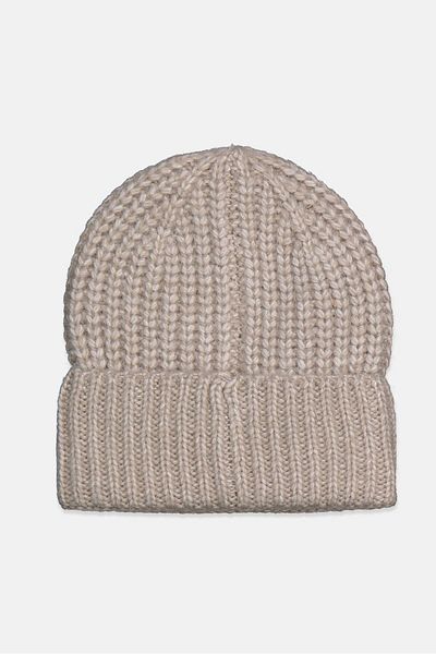 Tchibo Women Cable Knit Beanie, Beige