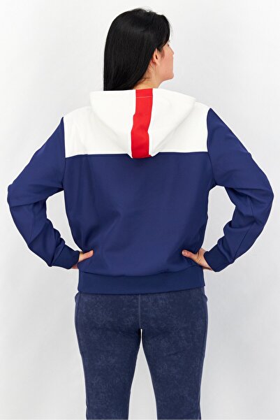 Fila Women Sportswear Fit Long Sleeve Bosa Cropped Hoody, Medieval Blue