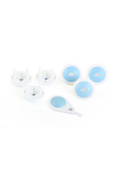 MarDyHome Child Protection Socket Lock with Key Suitable for American Socket 6 Pieces