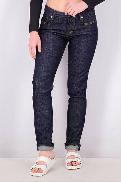 Scotch & Soda Women Regular Fit Plain Non,stretchable Denim Jeans,black And Blue