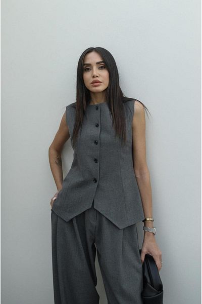 Havoş Gray Carine Vest