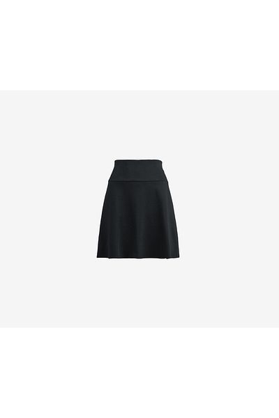 Tchibo Women Plain Midi Skirt, Black