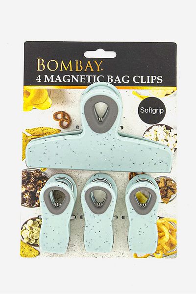 Bombay 4 Magnetic Bag Clips, Blue