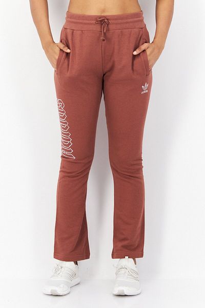 adidas Women Sportswear Fit Flare Training Sweatpants, Brown