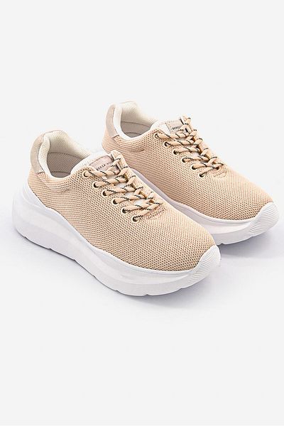 REBECCA MINKOFF Women Blooming Dales Lace Up Shoes, Peach