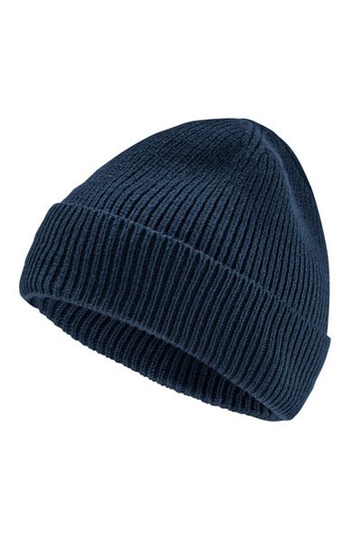 Tchibo Men Knitted Beanie Hat, Navy
