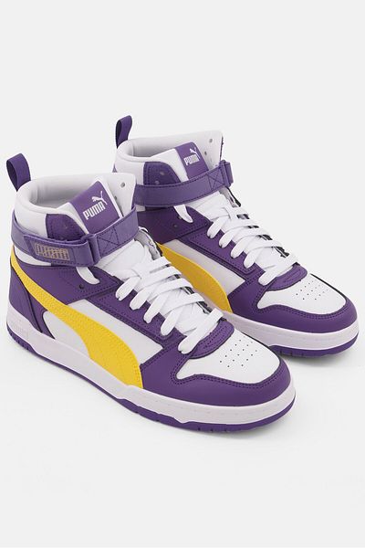 Puma Men Rbd Game Lace Up Basketball Sports Shoes, Violet