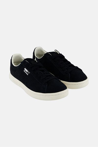 Puma Kids Girl Court Star Suede Interest Shoes, Black