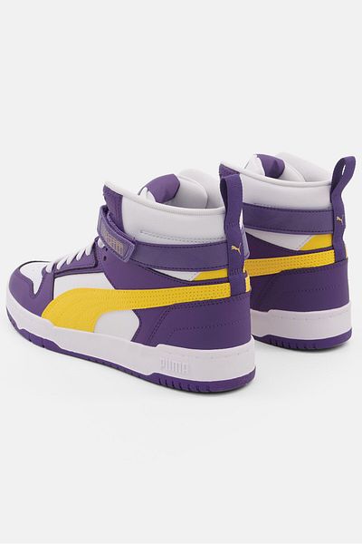 Puma Men Rbd Game Lace Up Basketball Sports Shoes, Violet