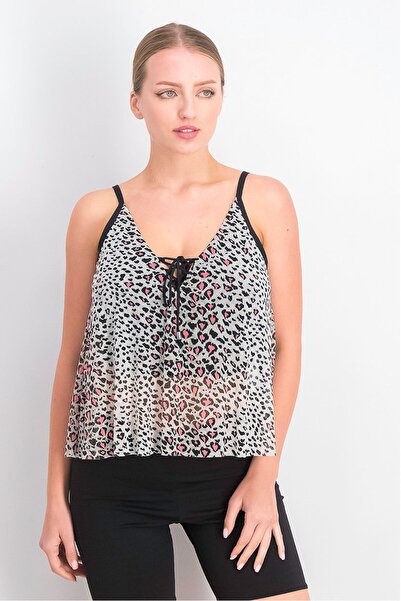 Coco Reef بيكيني علوي مبطن بطبعة حيوانية للنساء، متعدد الألوان