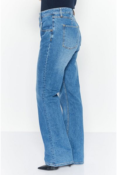 Esprit Women Bootcut Fit High Rise Wash Stretchable Jeans, Blue