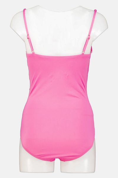 Michael Kors Women Solid One Piece Swimsuit, Pink