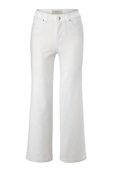 Tchibo Women Regular Fit Plain Stretchable Jeans, White
