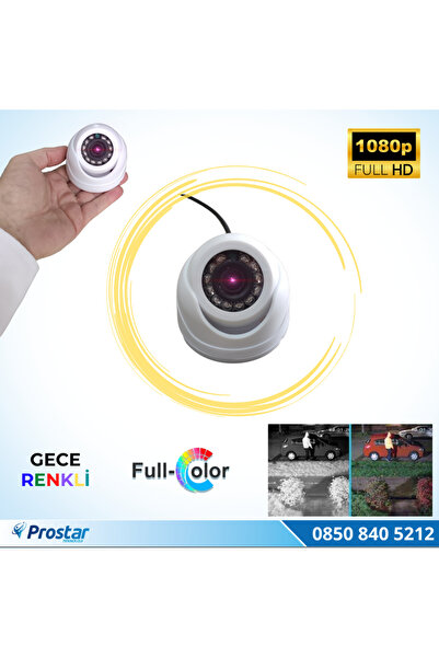 Navistar Araçlar Için Mini Plastik Dome 2 Mp Full Hd Gece Renkli Görüşlü Kame...