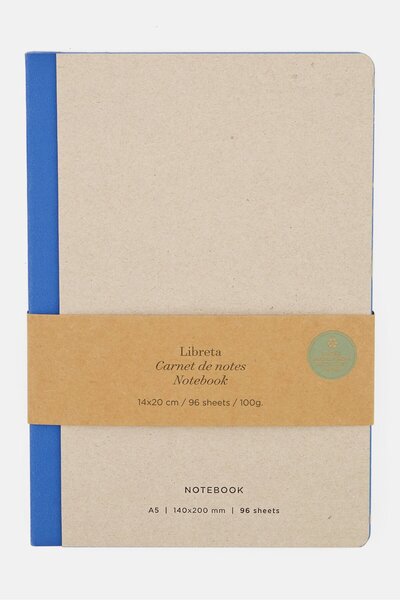 Muy Mucho دفتر ملاحظات الحرية المزخرف 14 × 20 سم، أزرق