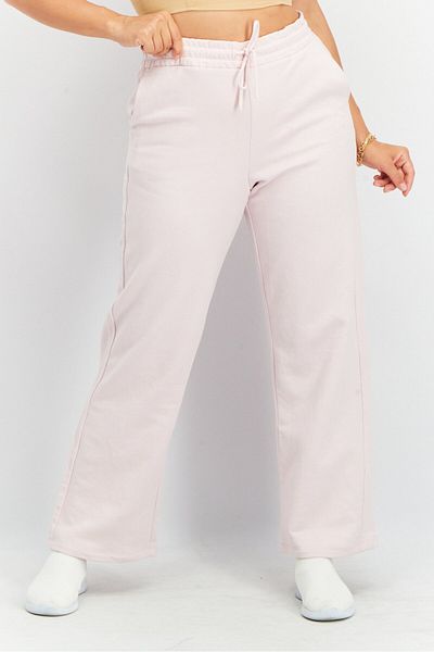 Tchibo Women Drawstring Plain Sweat Pants, Pink