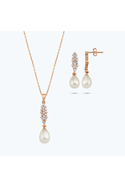 Altınbaş Altın Ikili Inci Set