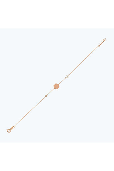 Altınbaş Pırlanta Incili Çiçek Bileklik