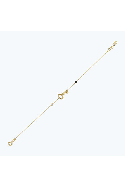 Altınbaş Pırlanta Spinel Taşlı Anahtar Bileklik