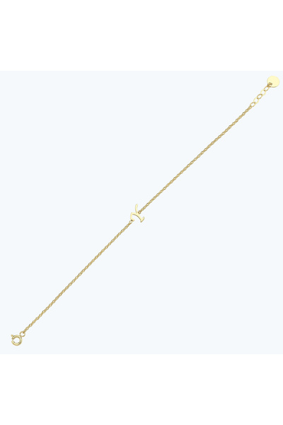 Altınbaş Altın Y Harfi Bileklik