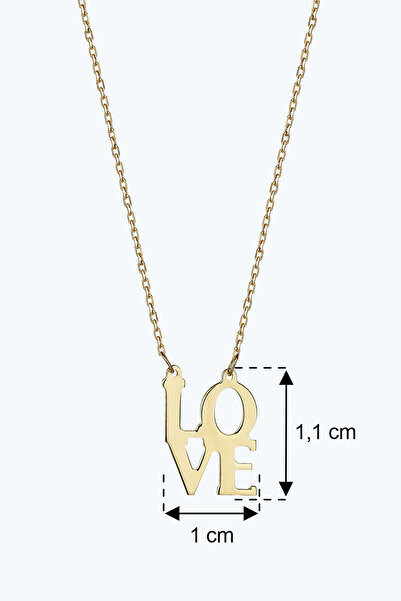 Altınbaş Altın Love Kolye