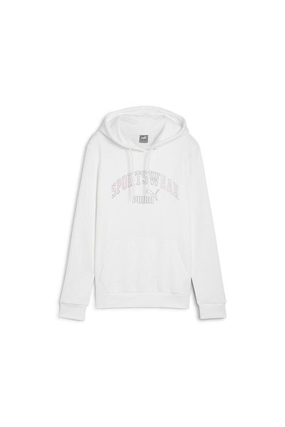 Puma Ess Logo Lab Fl Sweatshirt White 68298702 Women