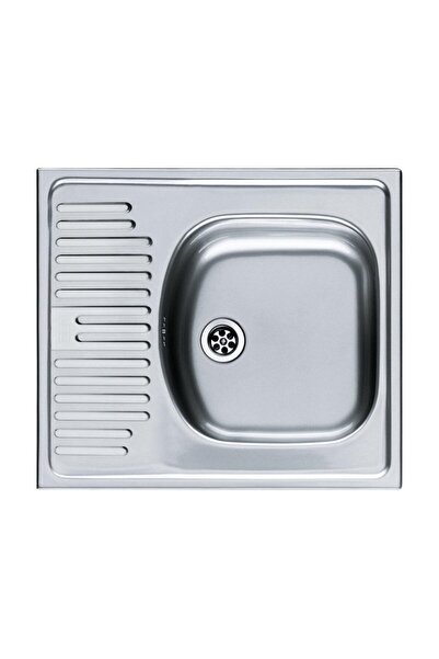 Franke İnox Eurostar Etn 611-58 Yönsüz Damlalıklı Tek Gözlü Eviye (101.0656.141)