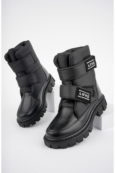 MUGGO Dětské boty Smarty Guaranteed Fleece Inside Thermo Non-Slip Sole Velcro