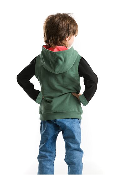 Denokids Sweatshirt für Jungen – mit Kapuze und Kängurutasche