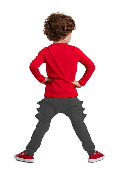 Denokids Winter-Set aus T-Shirt und Hose für Jungen – Raupe Dino