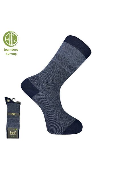 Pro Çorap Мъжки бамбукови чорапи - Tumaniş - тъмносини (17104-R2)