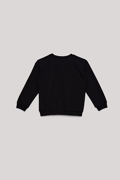 Nebbati Basic Bg Store Boy's Black Sweatshirt
